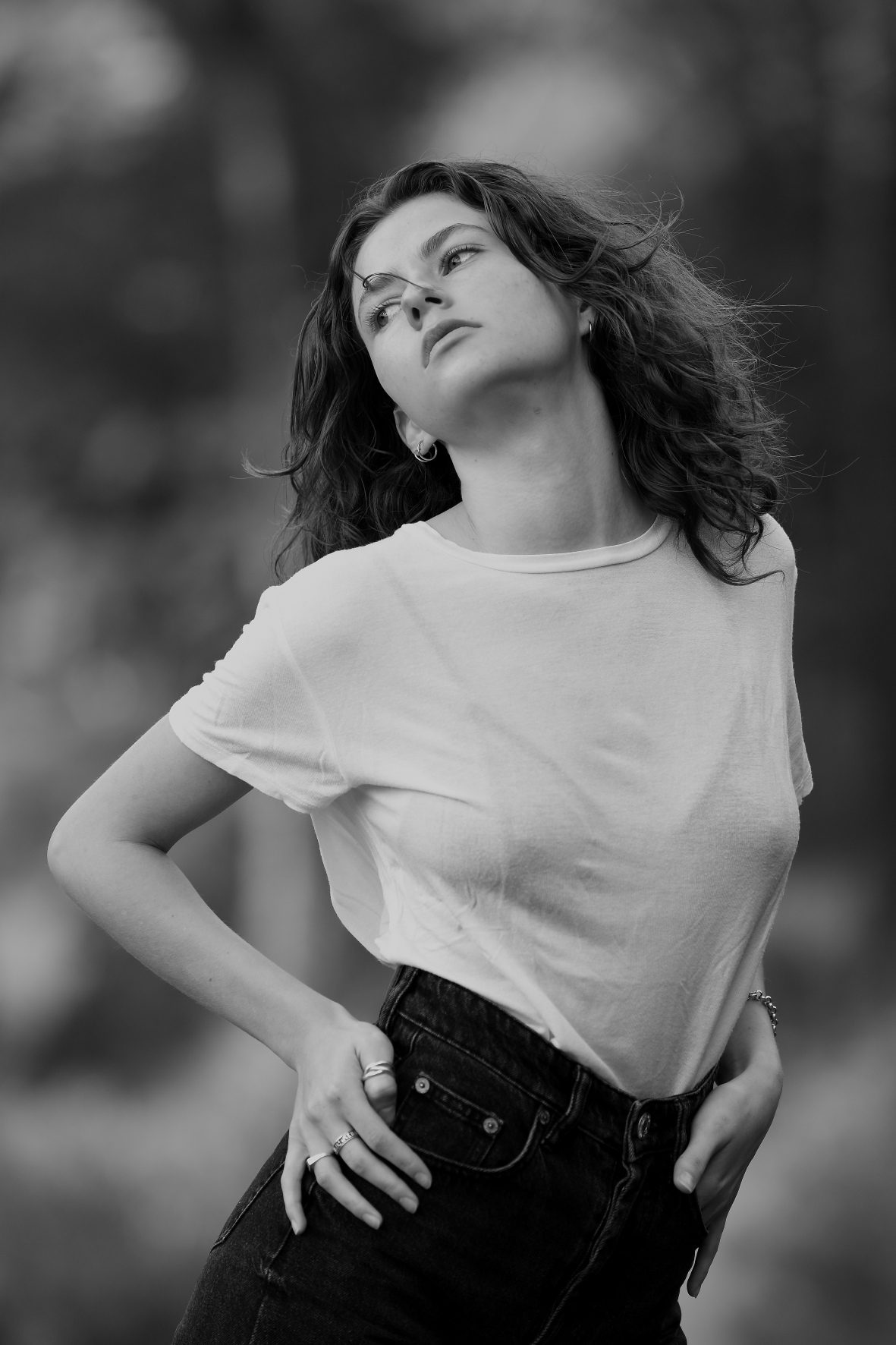 Black and white press portrait of M!A LI'EL